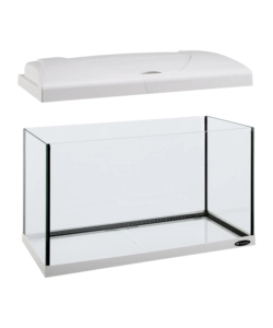 ACQUARIO CAPRI 80 BIANCO CON LED - 80 x 31.5 x H 46.5 CM, 100 L - FERPLAST